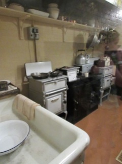 A kitchen in the bunker