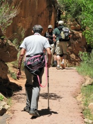 Out in front at Zion National Park